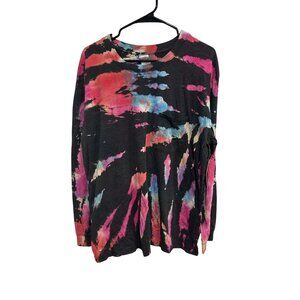 No Boundaries NWT Womens Multicolor Tie Dye Long Sleeve Shirt SZ XXL